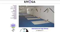 Desktop Screenshot of esyoga.dkweb.es