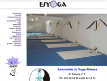 Tablet Screenshot of esyoga.dkweb.es